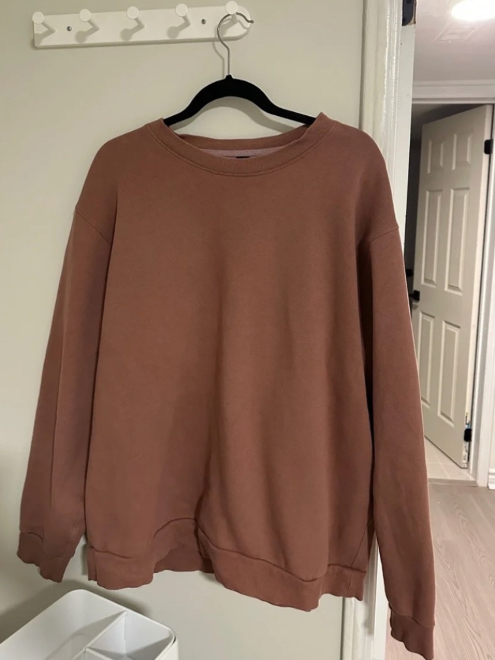 Lululemon athletica Crewneck Sweatshirt — Rust Brown